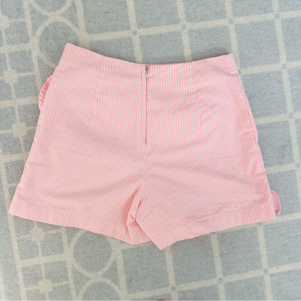 Lilly Pulitzer Faye Skort in Capri Coral Seersucker size 0 like new - Picture 7 of 14
